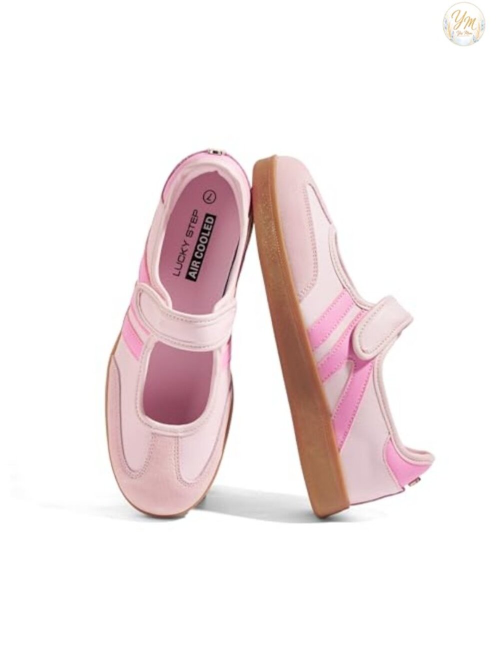 Women Hook-and-Loop Slip-On Walking Sneakers Cow Suede Faux Leather